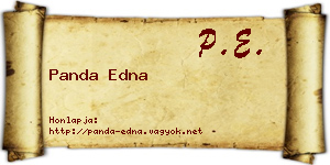 Panda Edna névjegykártya